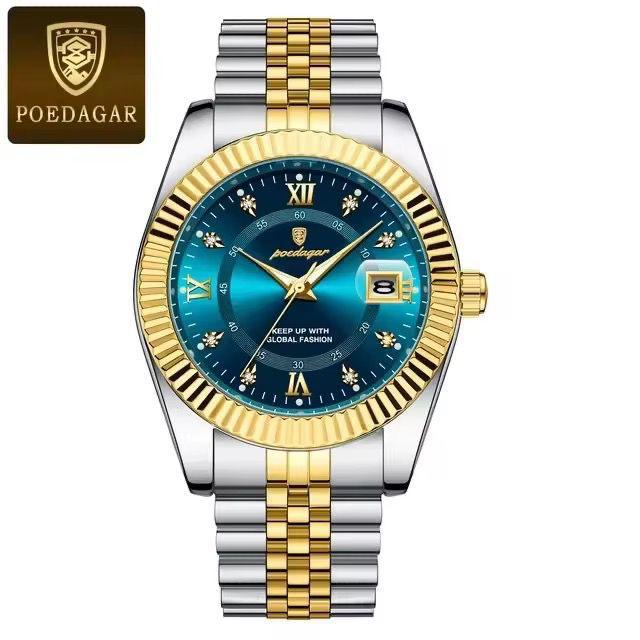 POEDAGAR 910 Luxury Men Watch For Man Waterproof Luminous Date Men Watch