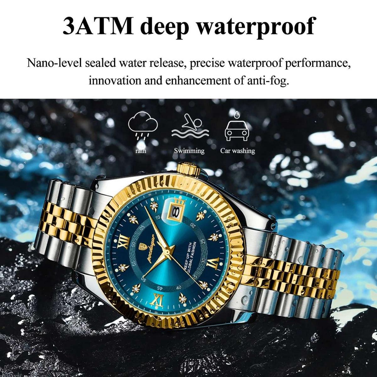 POEDAGAR 910 Luxury Men Watch For Man Waterproof Luminous Date Men Watch
